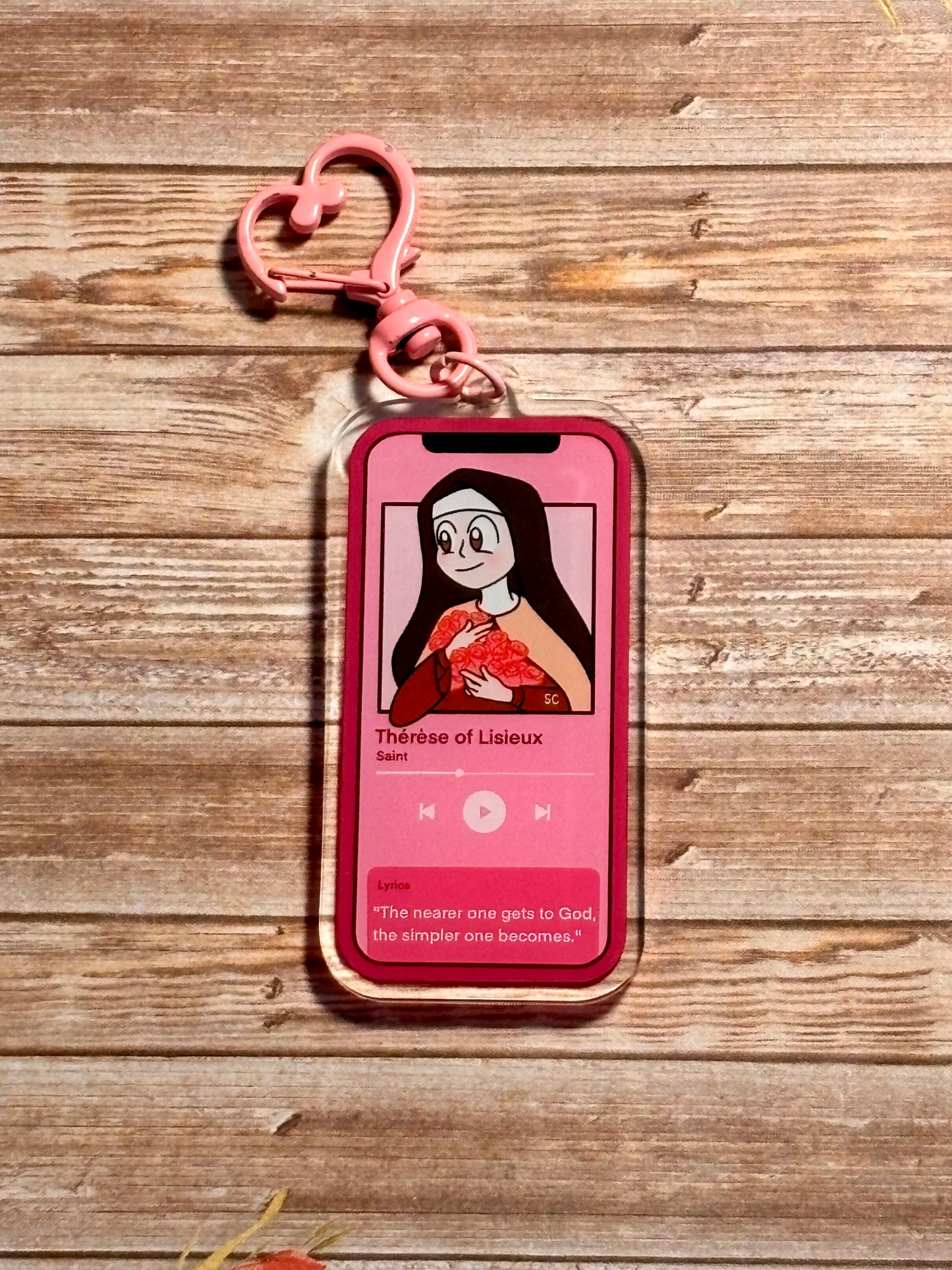 St. Therese of Lisieux Keychain