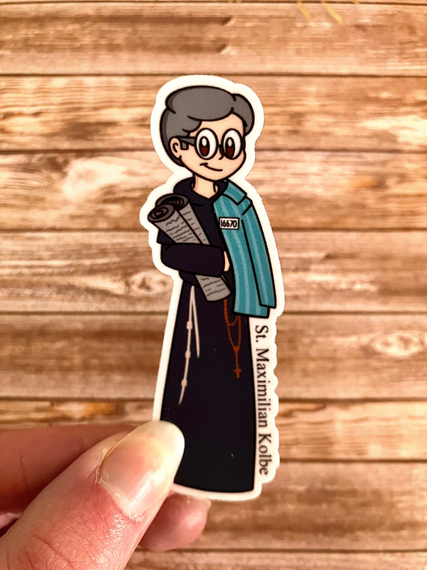 St. Maximilian Kolbe Sticker Pack