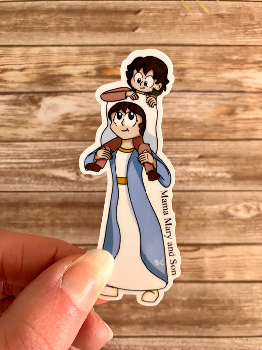 Mama Mary and Son Sticker Pack