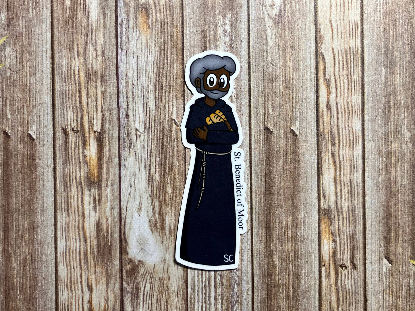 St. Benedict of Moor Sticker
