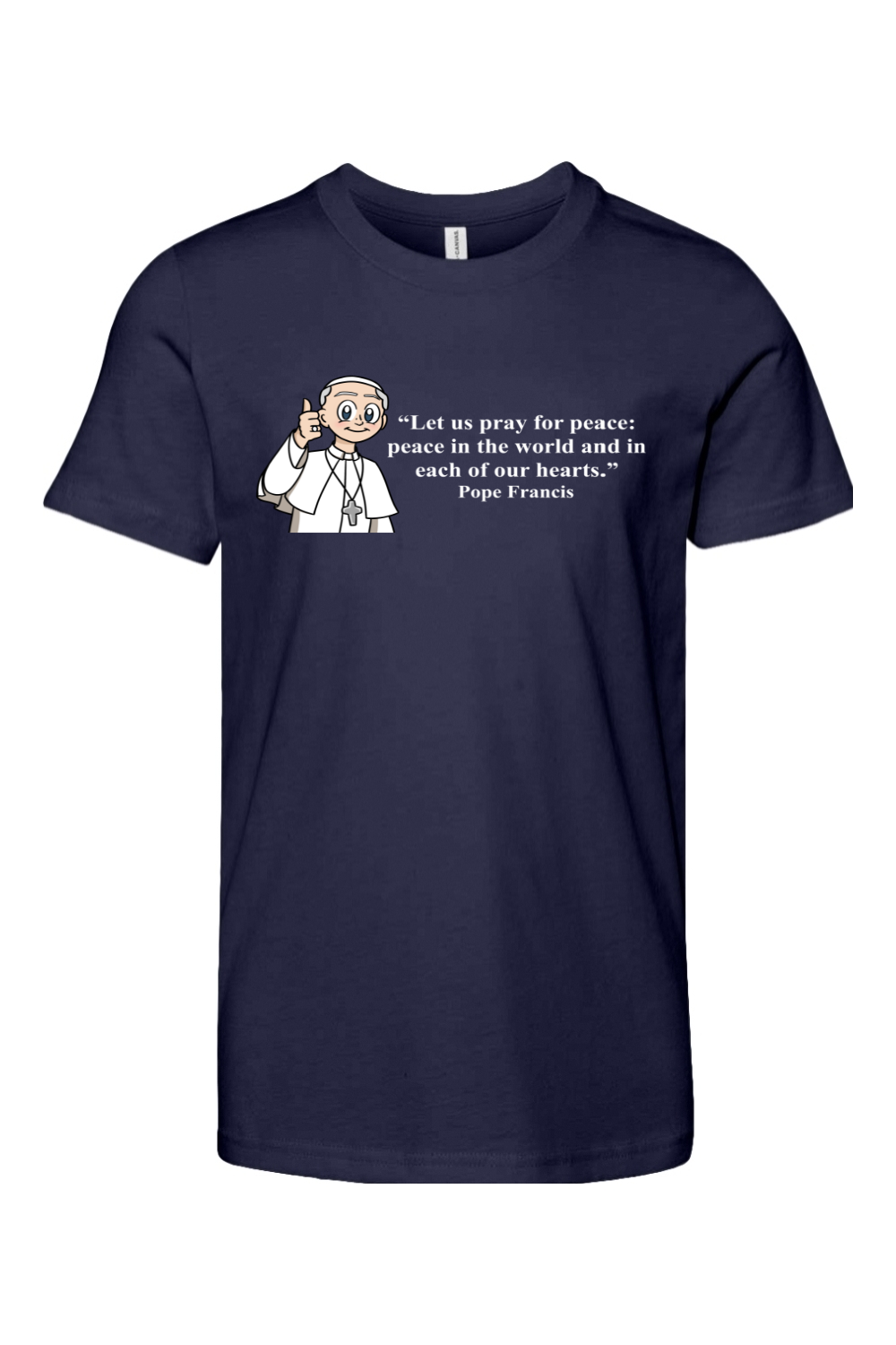 Pope Francis Youth T Shirt