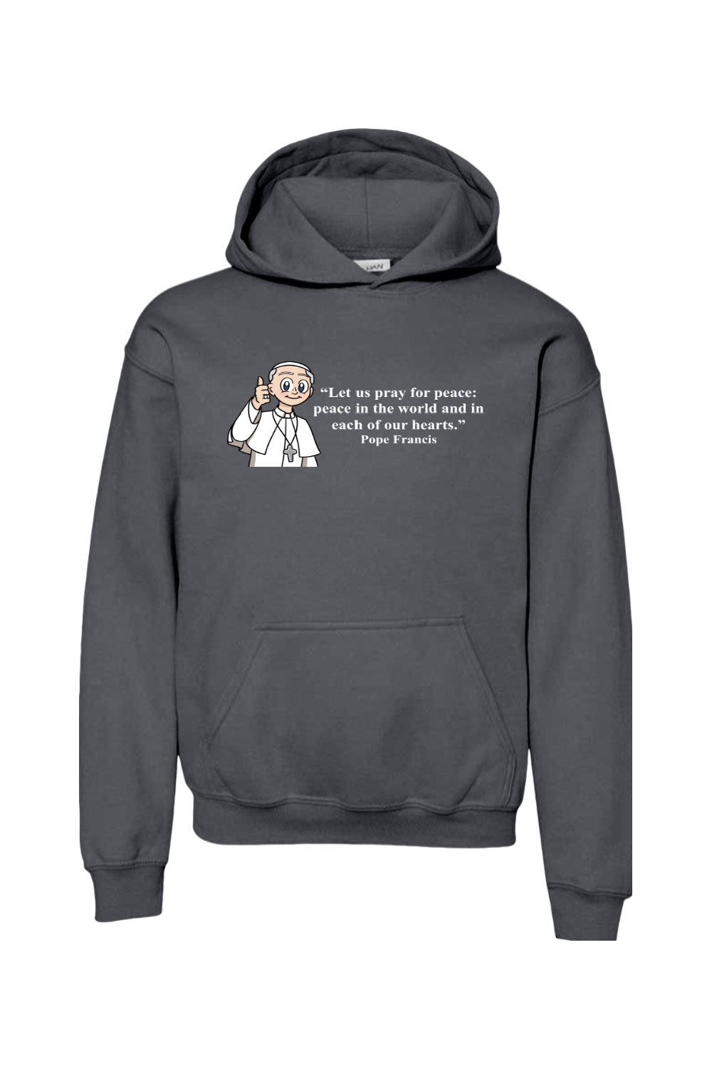 Pope Francis Youth Hoodie