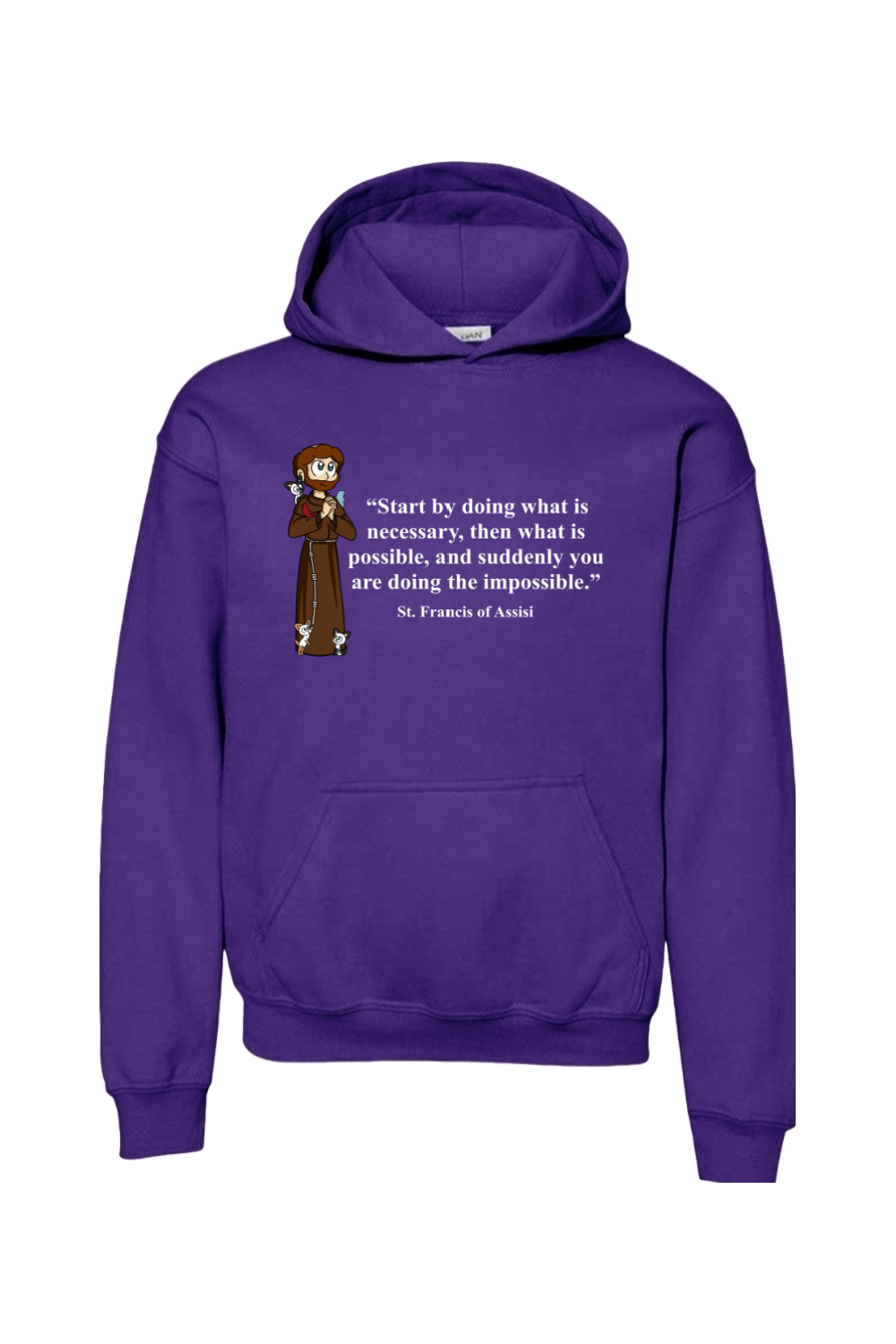 St. Francis Of Assisi Youth Hoodie