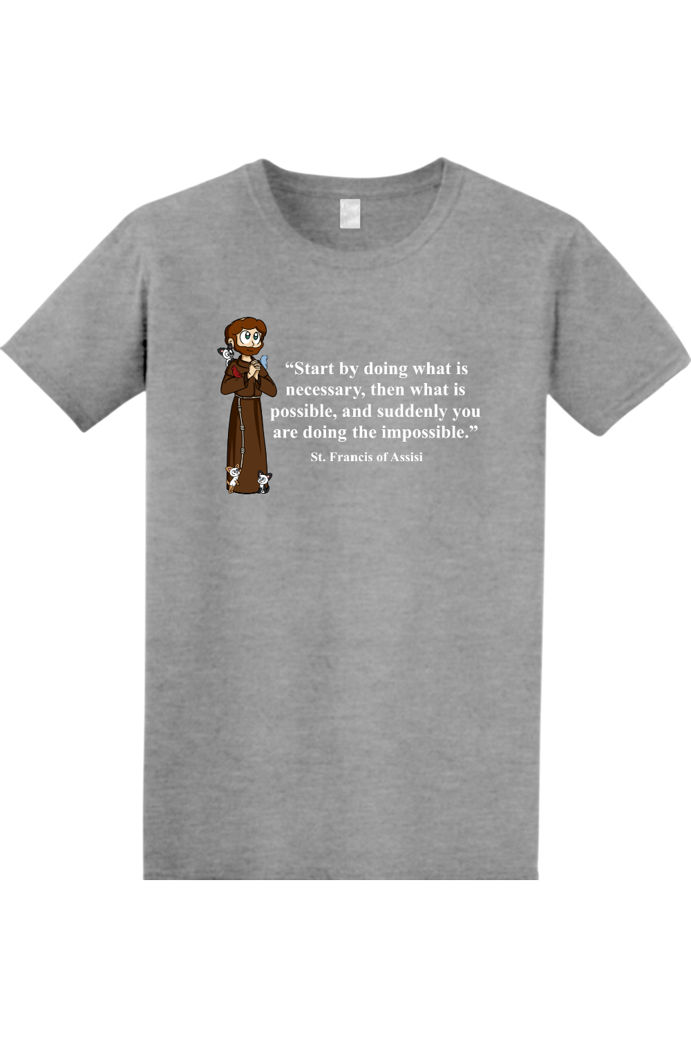 St. Francis of Assisi T shirt
