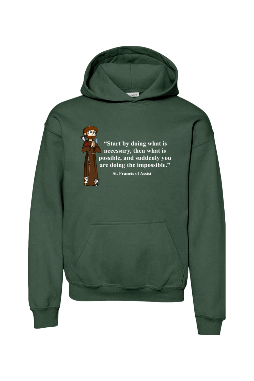 St. Francis Of Assisi Youth Hoodie