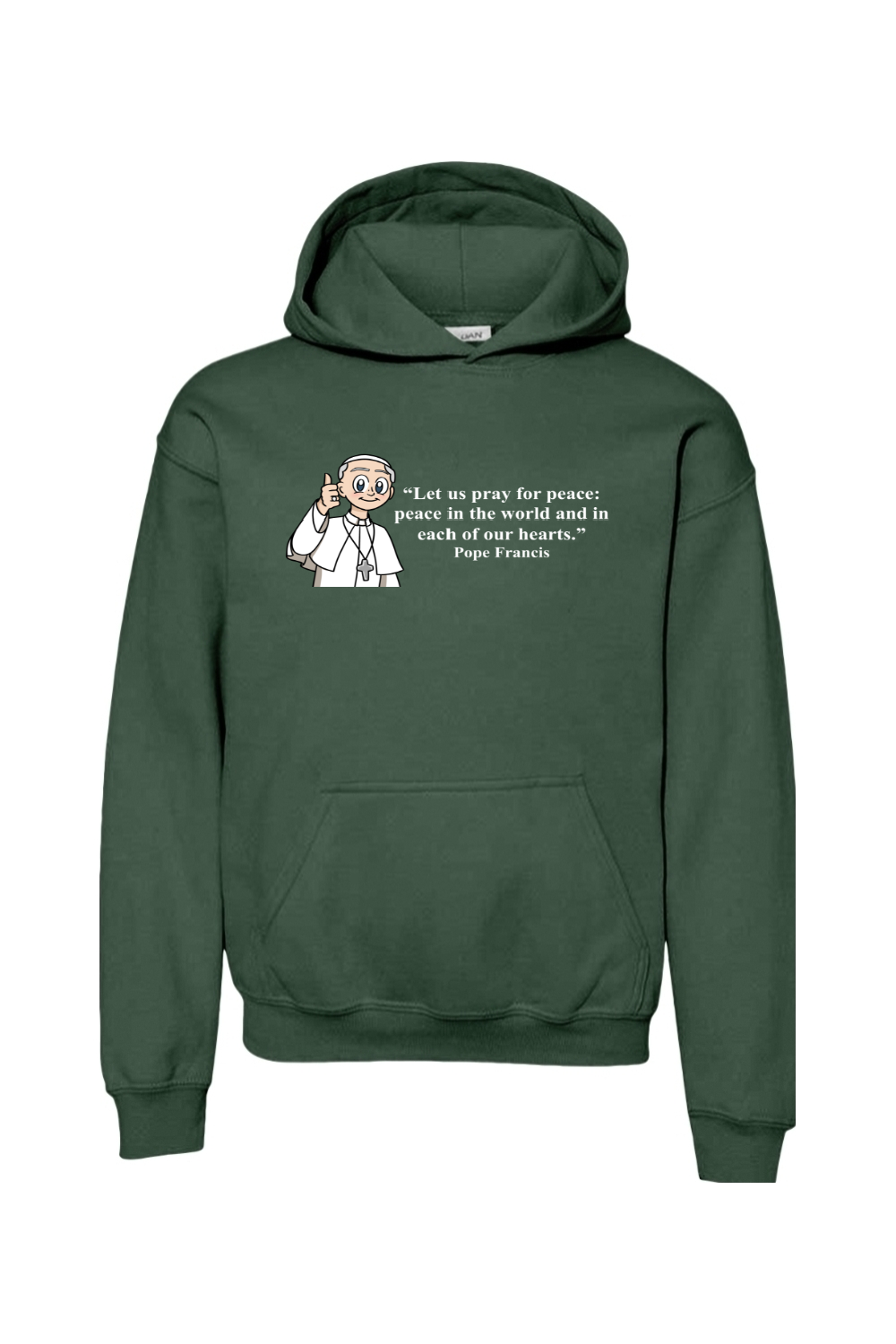 Pope Francis Youth Hoodie