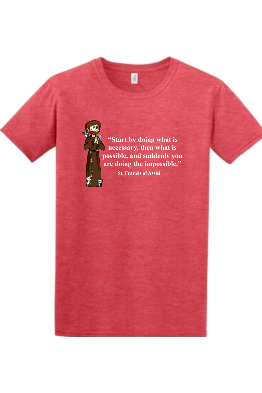 St. Francis of Assisi T shirt