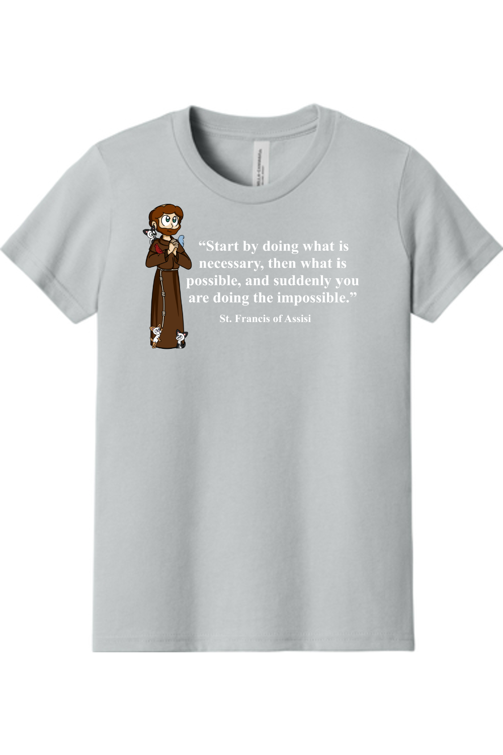 St Francis Of Assisi Youth T Shirt