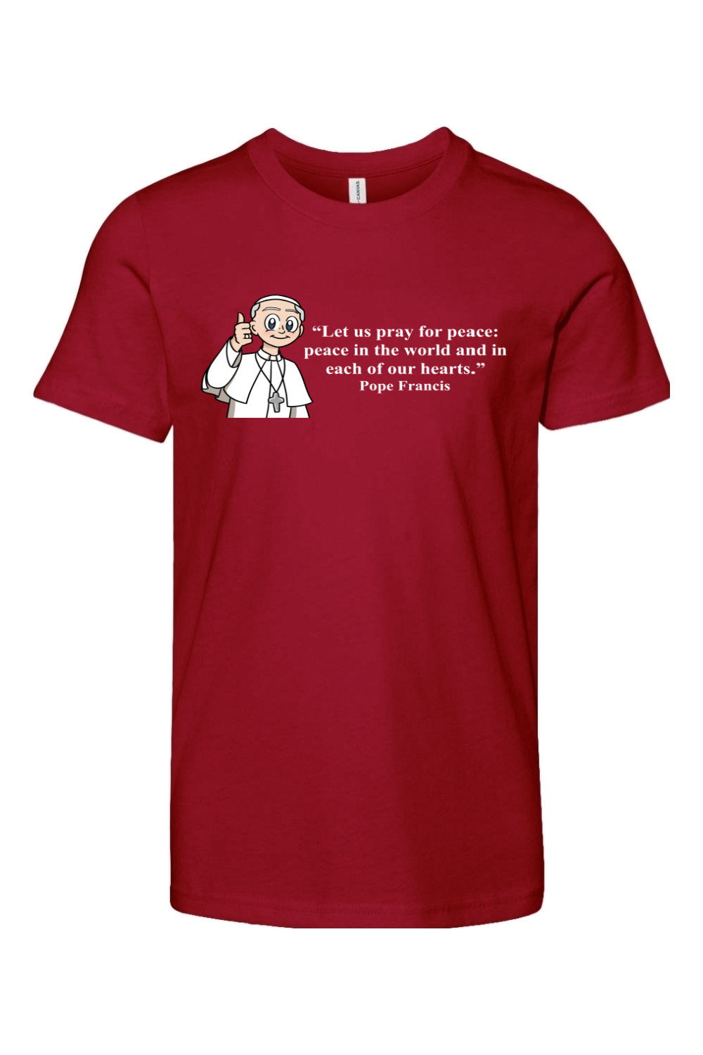 Pope Francis Youth T Shirt