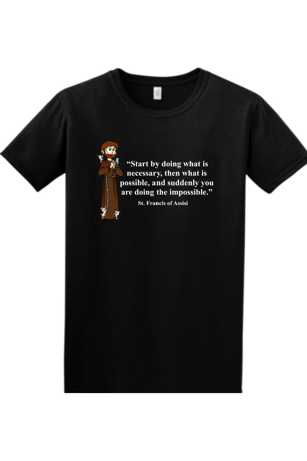 St. Francis of Assisi T shirt