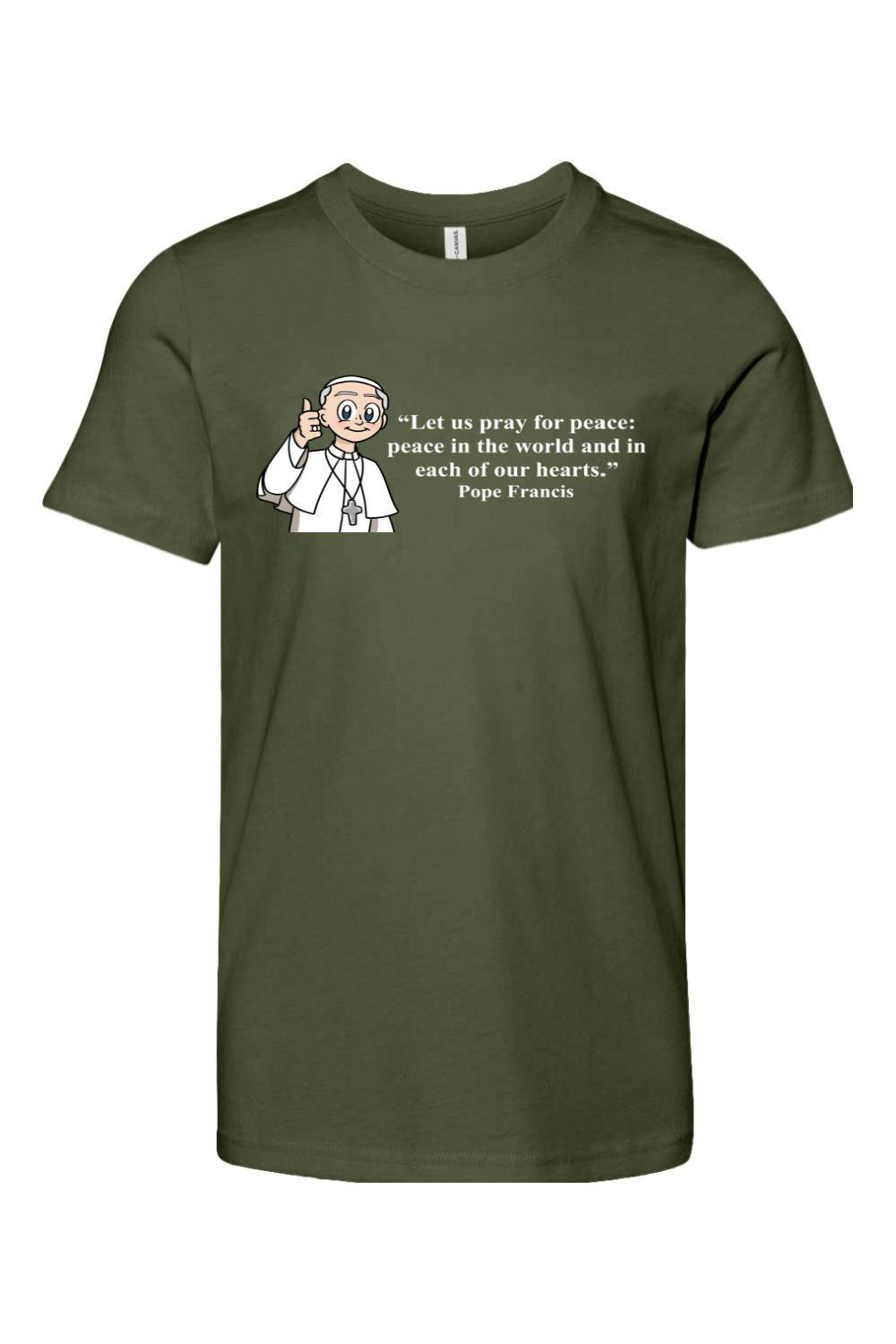 Pope Francis Youth T Shirt