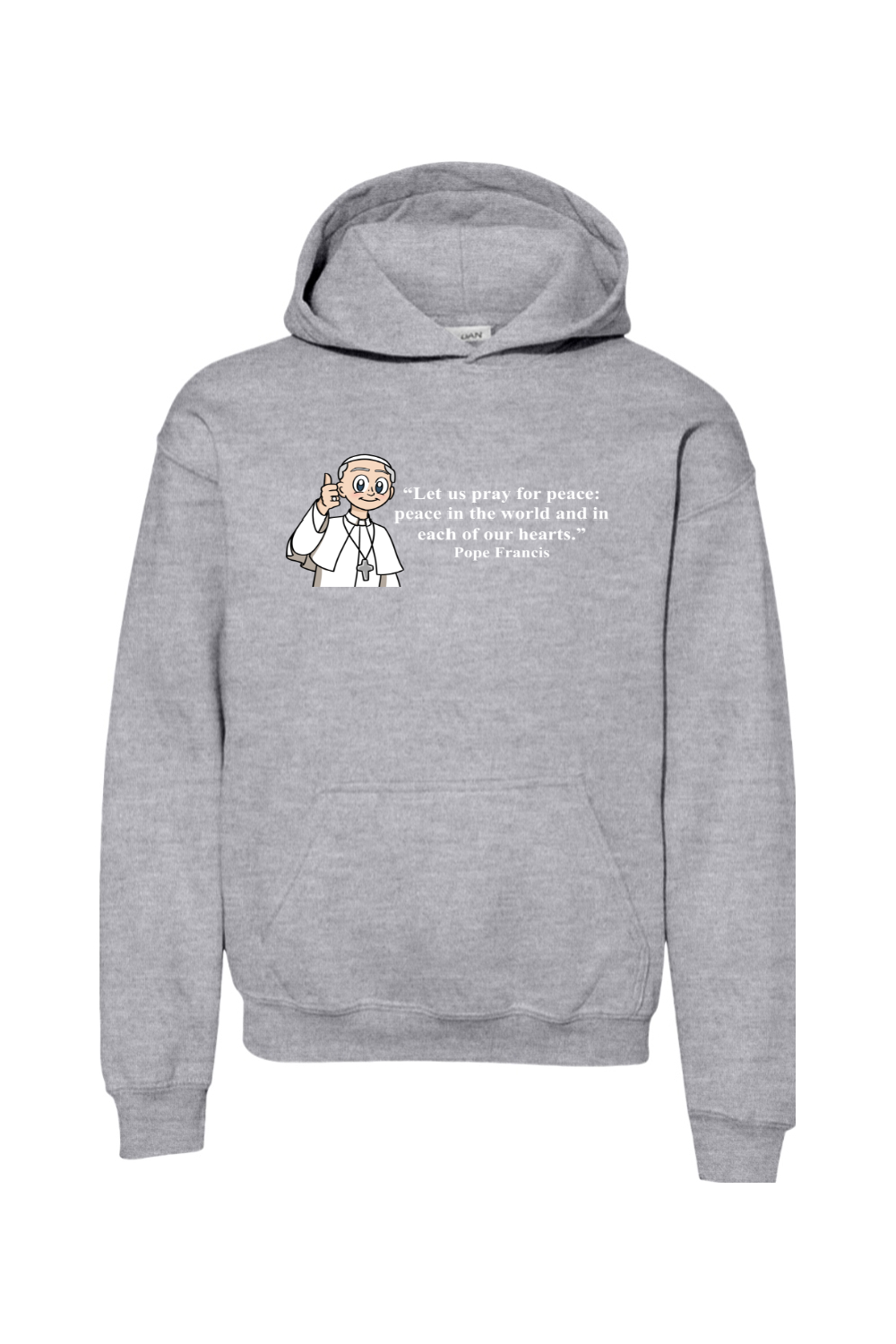 Pope Francis Youth Hoodie