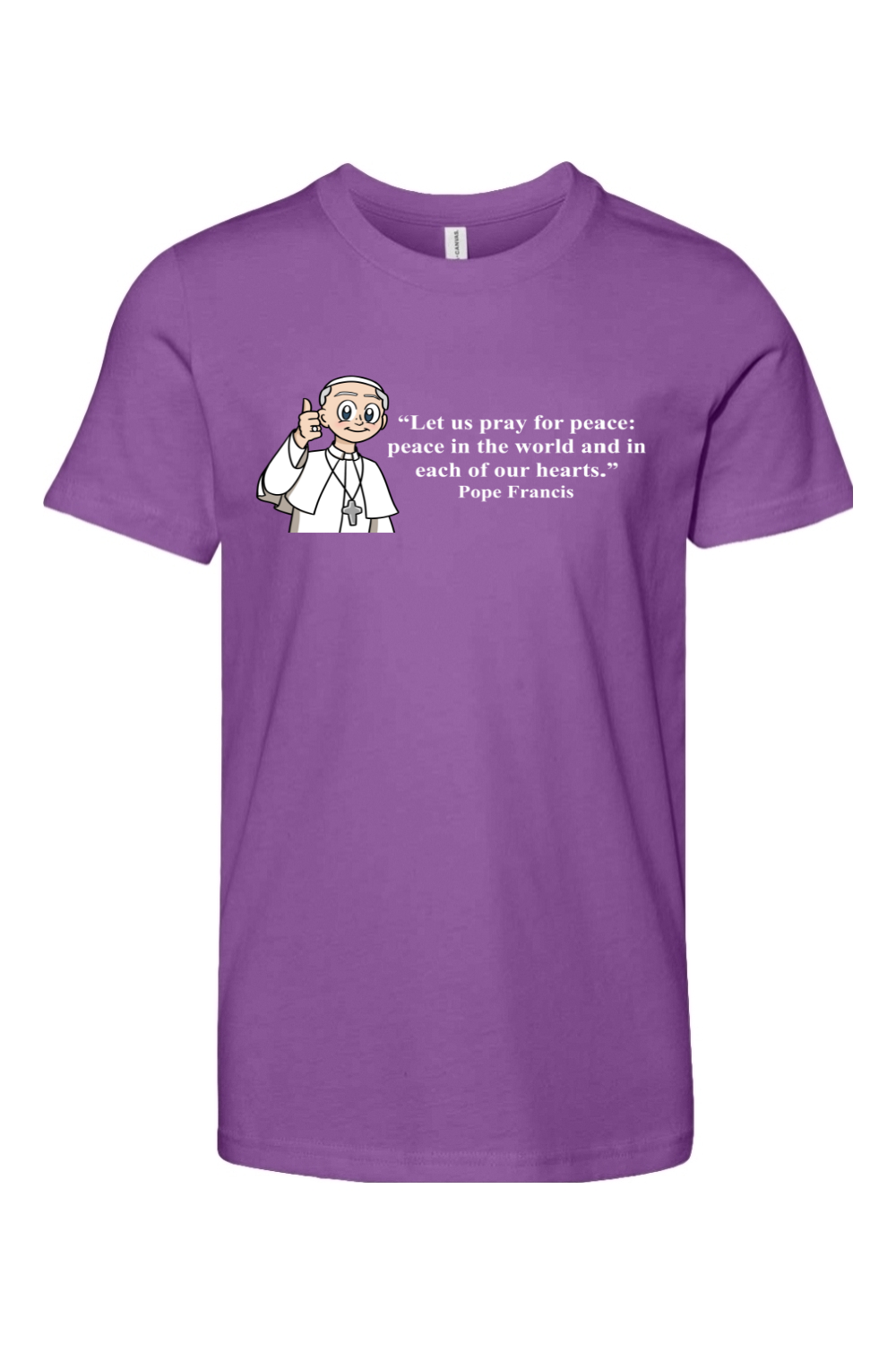 Pope Francis Youth T Shirt