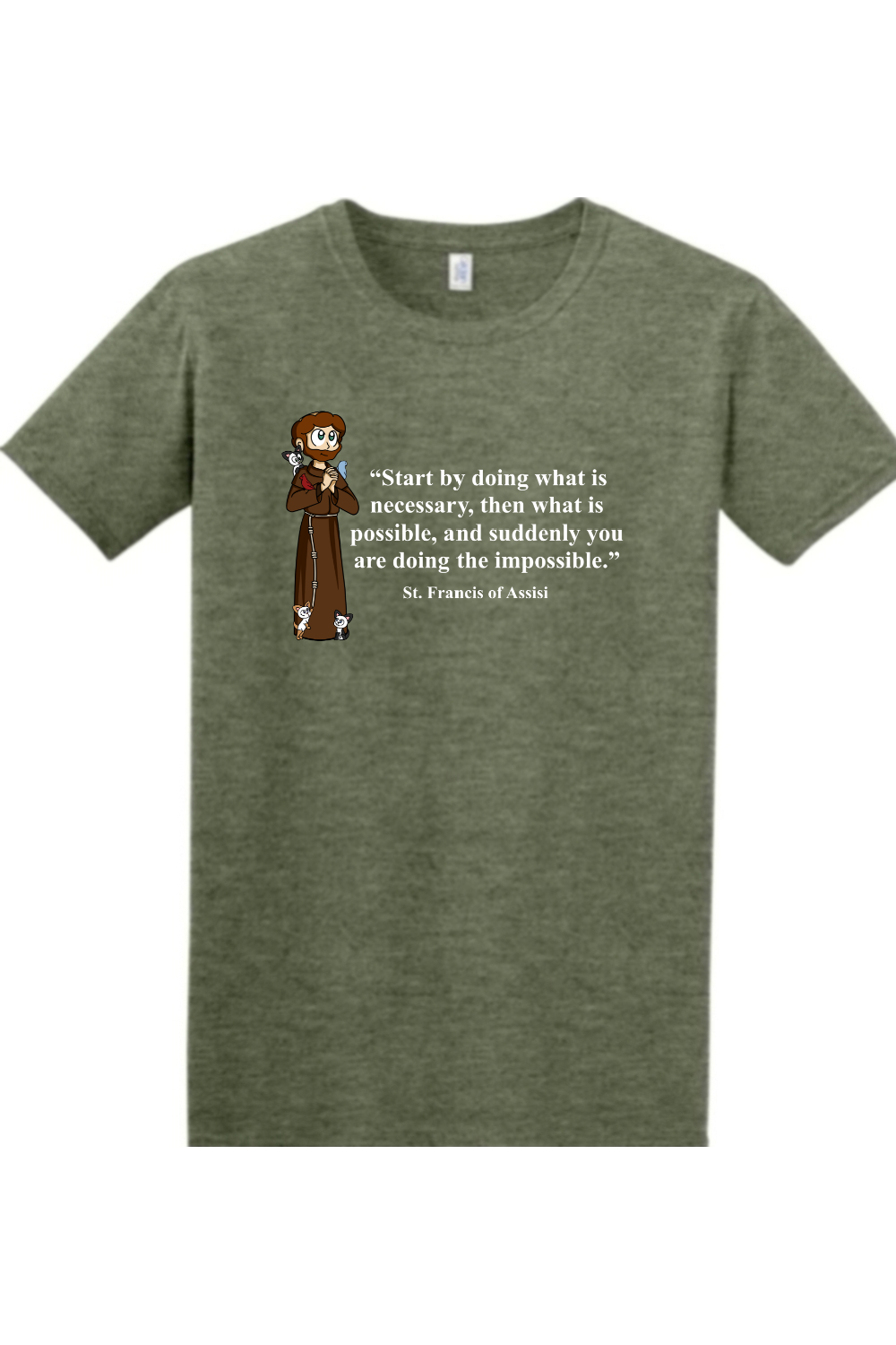 St. Francis of Assisi T shirt