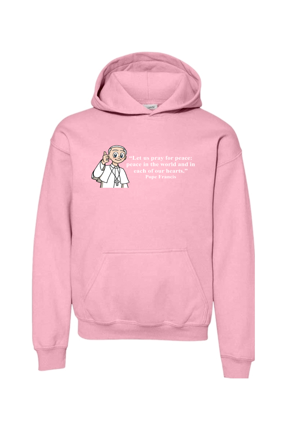 Pope Francis Youth Hoodie