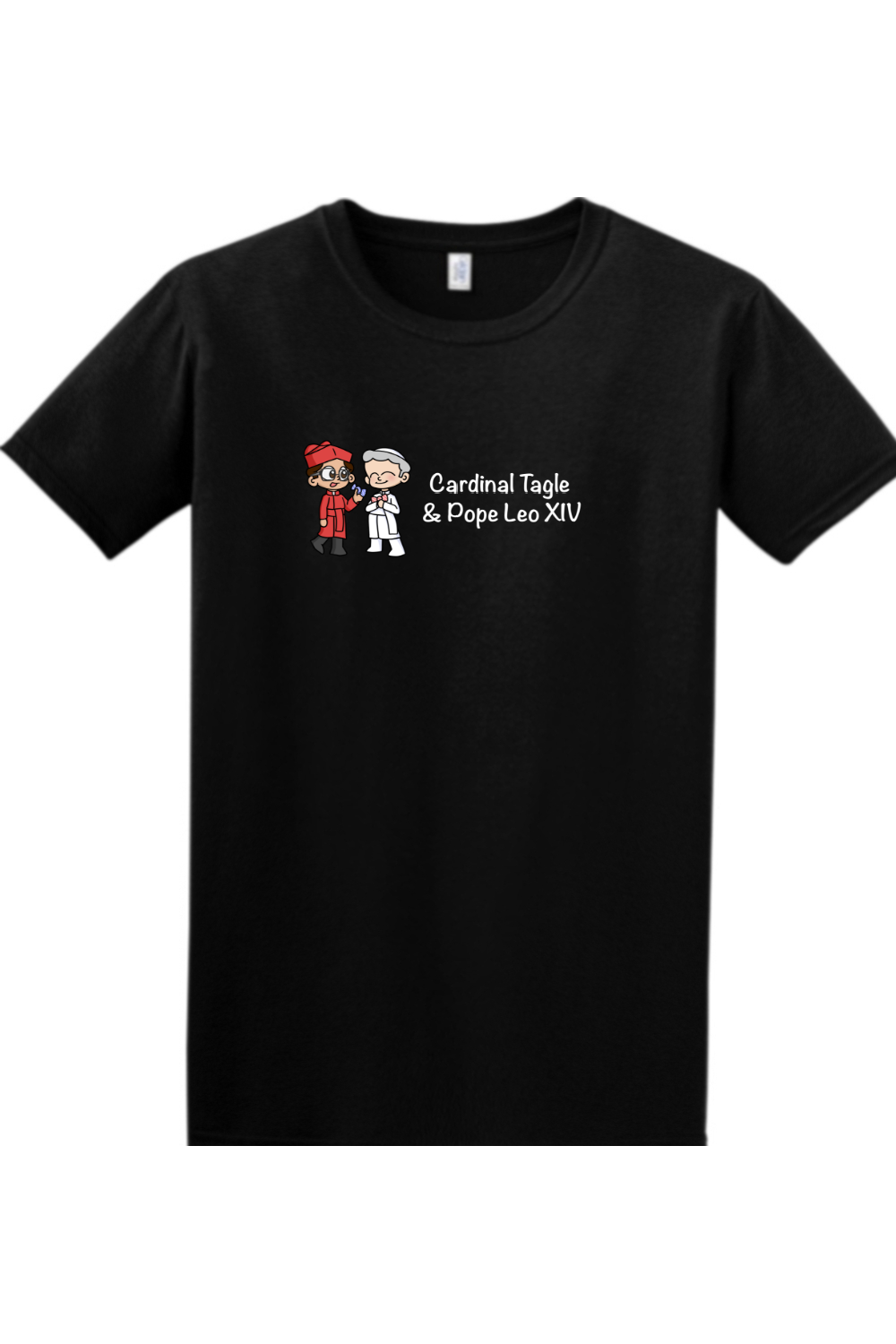Cardinal Tagle and Pope Leo T shirt