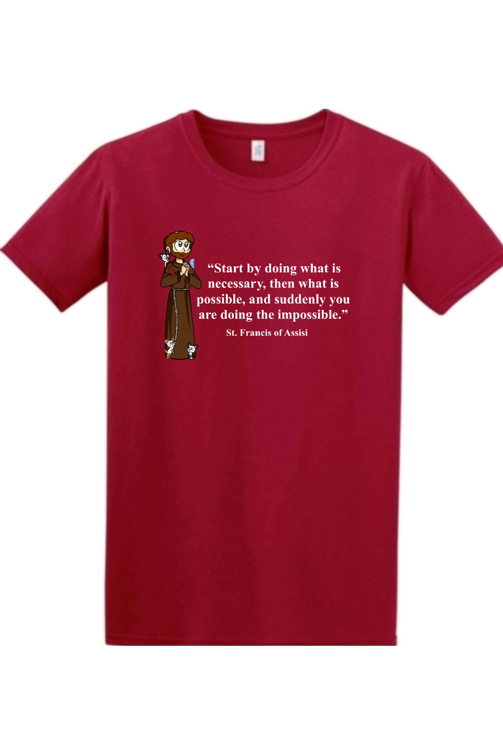 St. Francis of Assisi T shirt