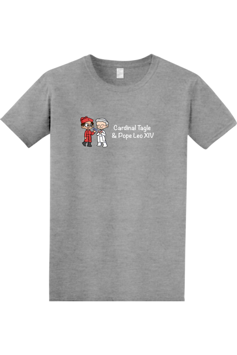 Cardinal Tagle and Pope Leo T shirt