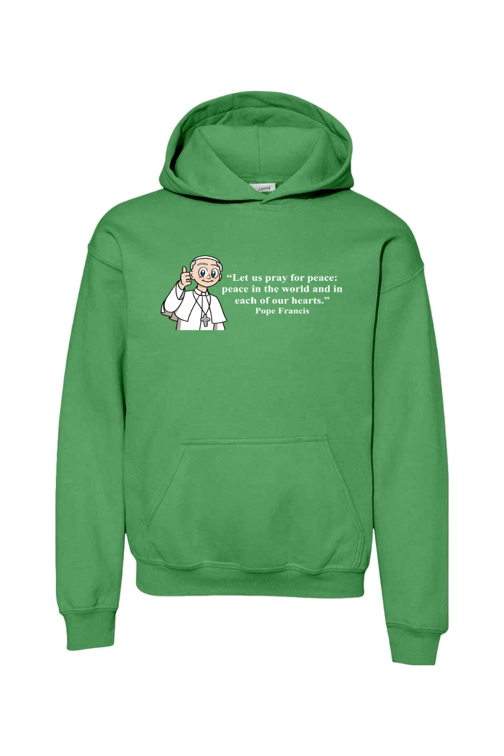 Pope Francis Youth Hoodie