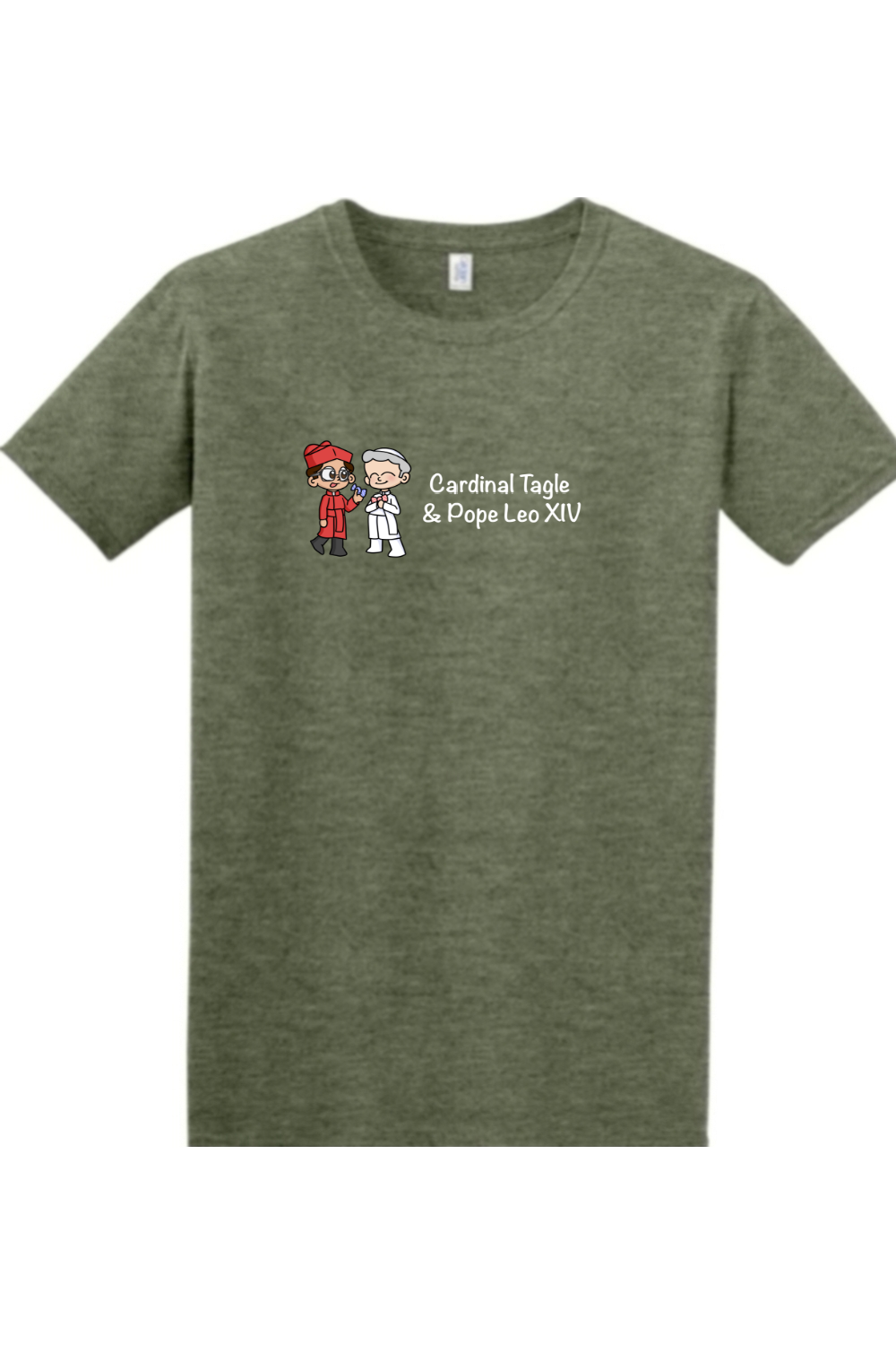 Cardinal Tagle and Pope Leo T shirt