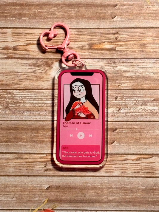 PREORDER St. Therese of Lisieux Keychain