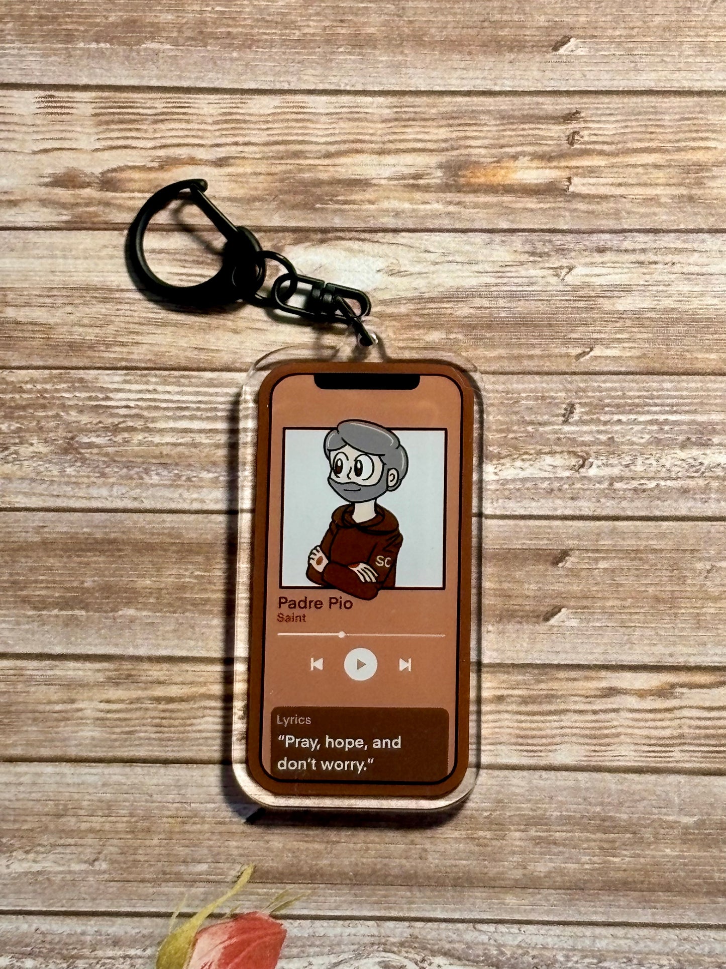 PREORDER St. Padre Pio Keychain