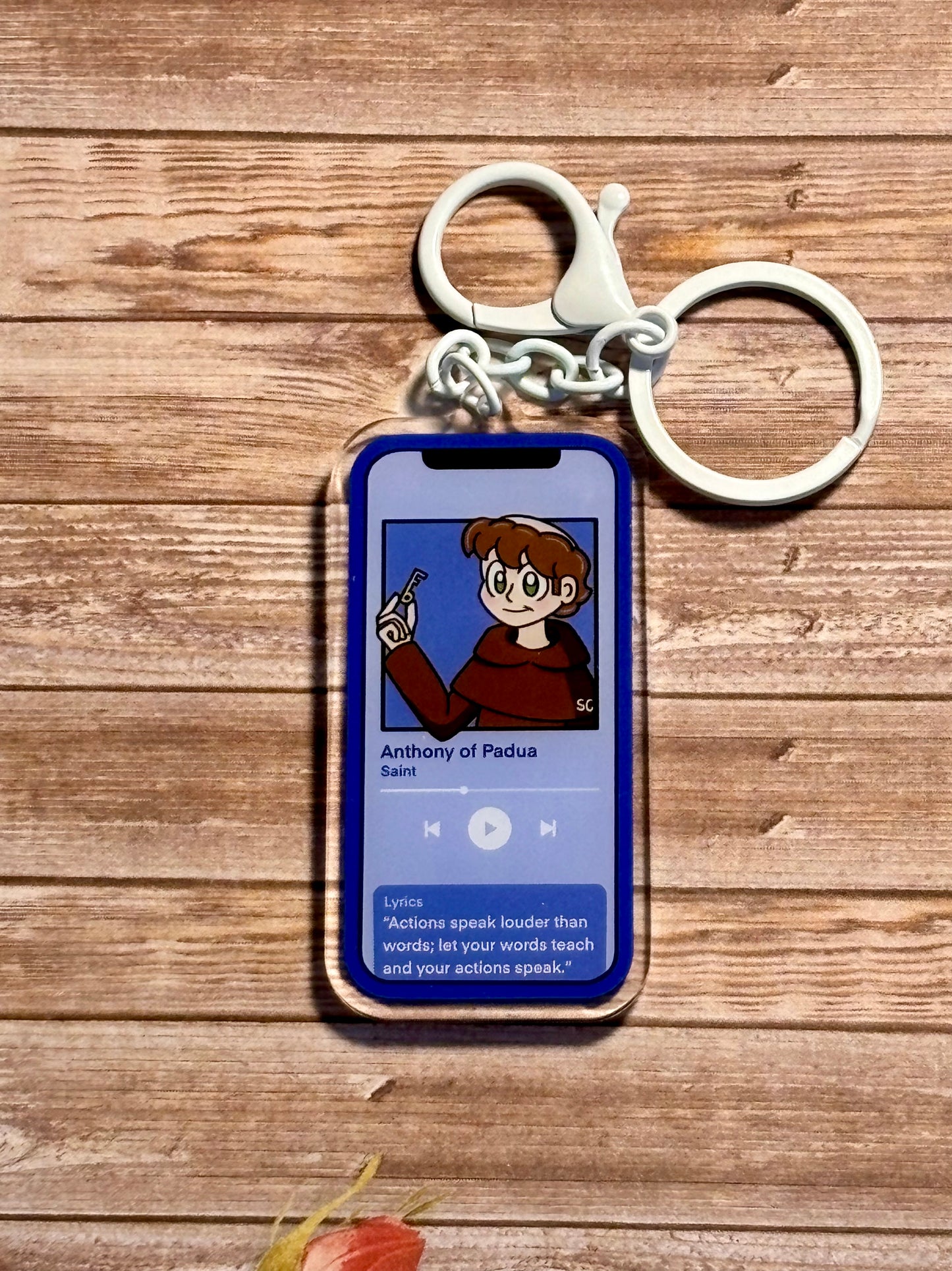 PREORDER St. Anthony of Padua Keychain