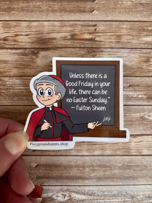 Fulton Sheen Beatification Sticker