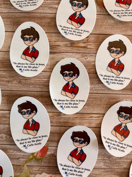 St. Carlo Acutis Quote Sticker Pack