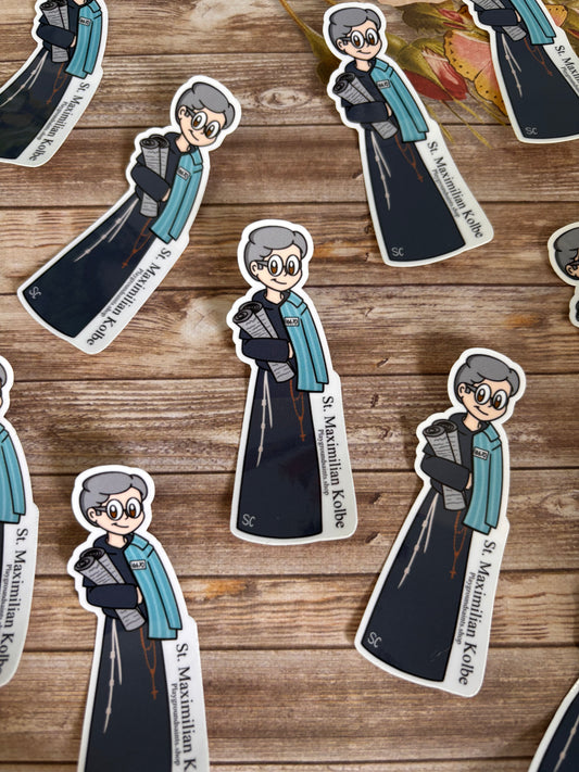 St. Maximilian Kolbe Sticker Pack