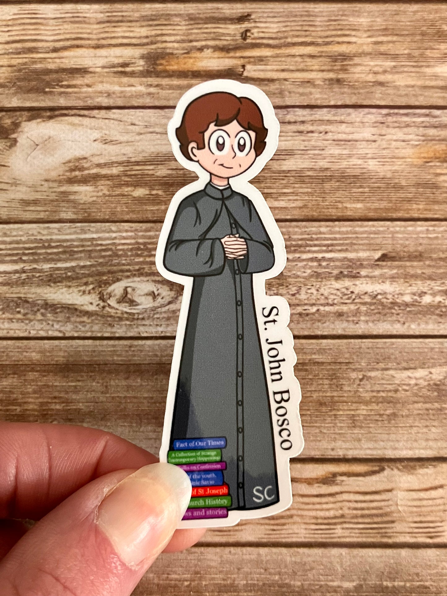 St. John Bosco Sticker, Catholic Stickers, Saint Stickers, Catholic Saint Stickers, Catholic Saints, Catholic Gifts