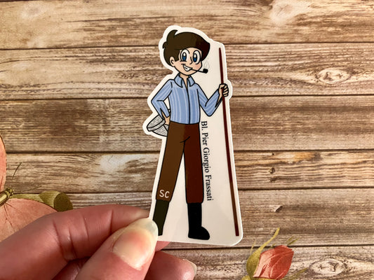 Bl. Pier Giorgio Frassati Sticker, Catholic Stickers, Saint Stickers, Catholic Saint Stickers, Catholic Saints, Catholic Gifts