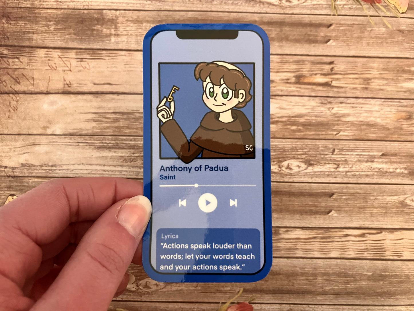 St. Anthony of Padua Playlist Sticker