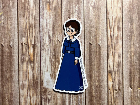 Venerable Henriette Delille Sticker, Catholic Stickers, Saint Stickers, Catholic Saint Stickers, Catholic Saints, Catholic Gifts