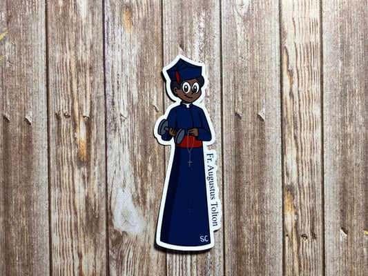 Fr. Augustus Tolton, Catholic Stickers, Saint Stickers, Catholic Saint Stickers, Catholic Saints, Catholic Gifts, Vinyl Stickers